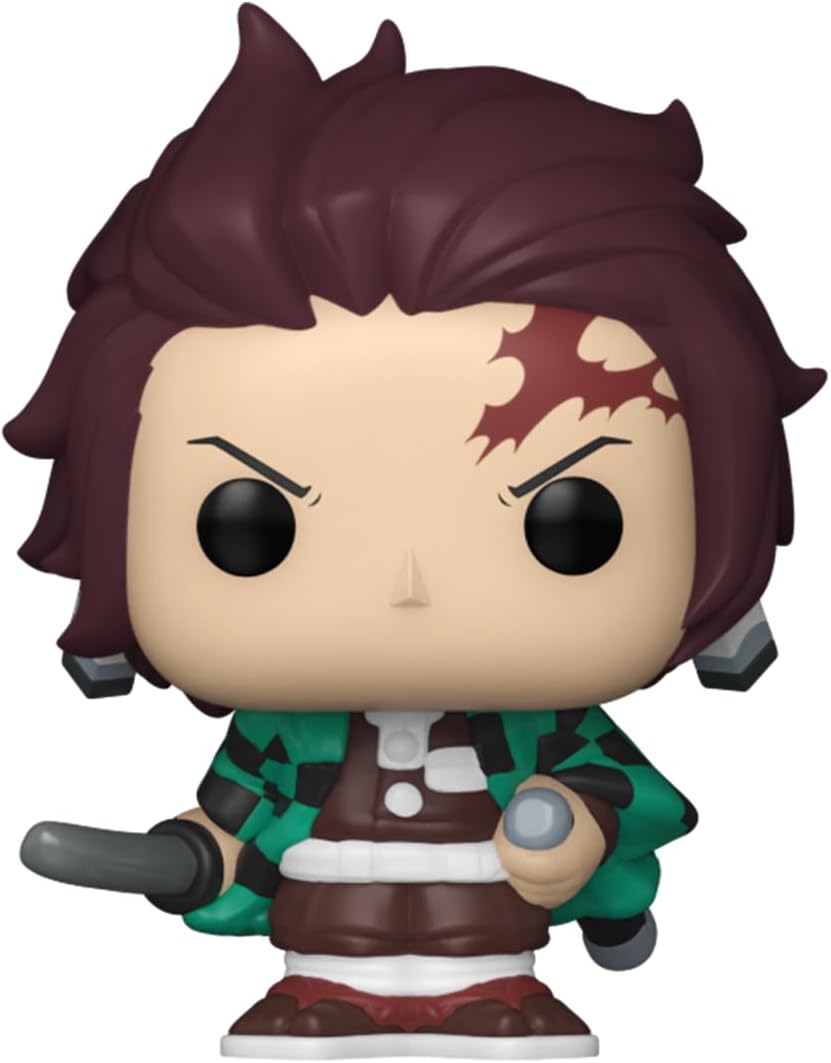 Detalle de Funko Bitty POP! 4 Pack: Demon Slayer – Tanjiro Kamado, Sabito e Makomo, Mystery Mini Figures 0,9