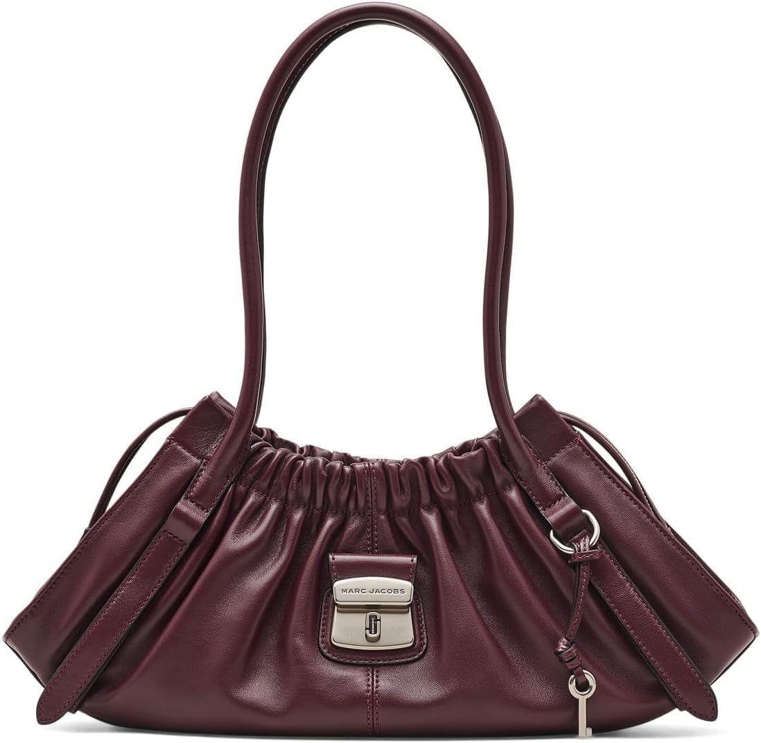 Detalle de Marc Jacobs The Satchel, Bag — Sac en cuir lisse avec double poignée et bandoulière amovible