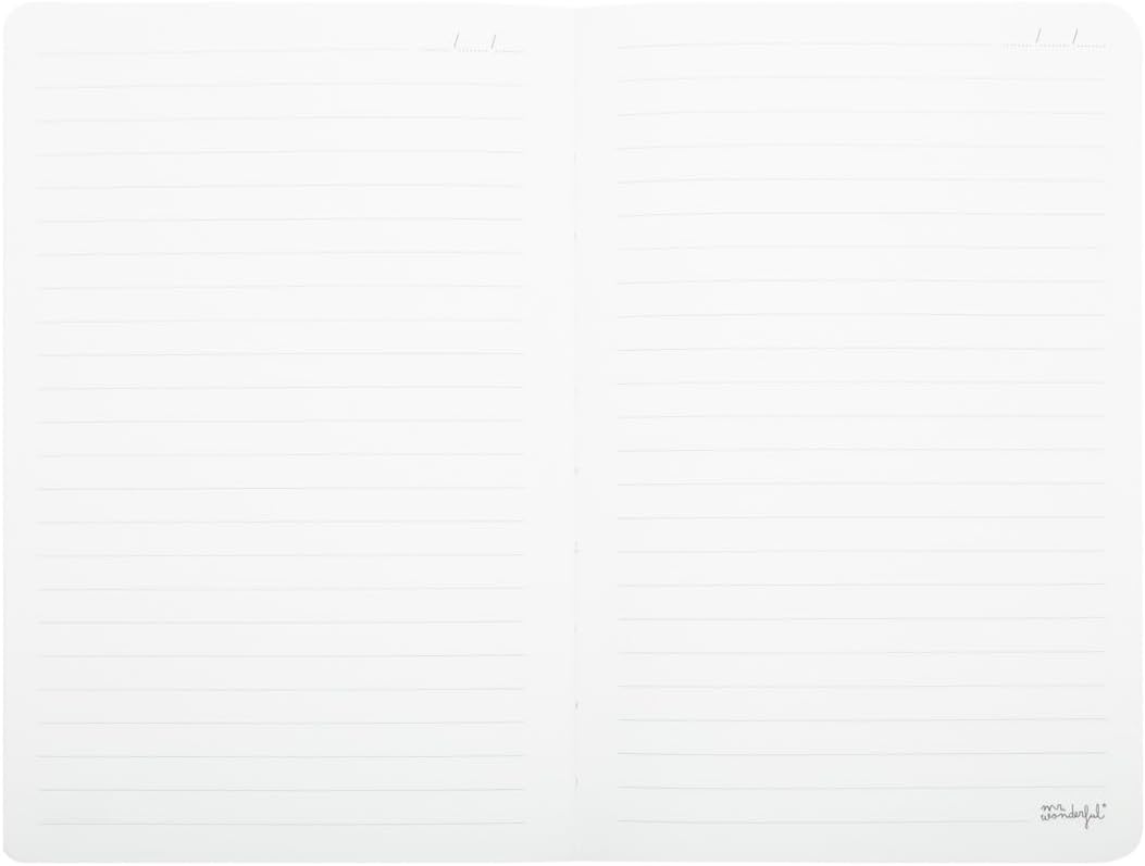 Detalle de Mr. Wonderful - Cahier A5 avec support pour téléphone portable – Only good notes