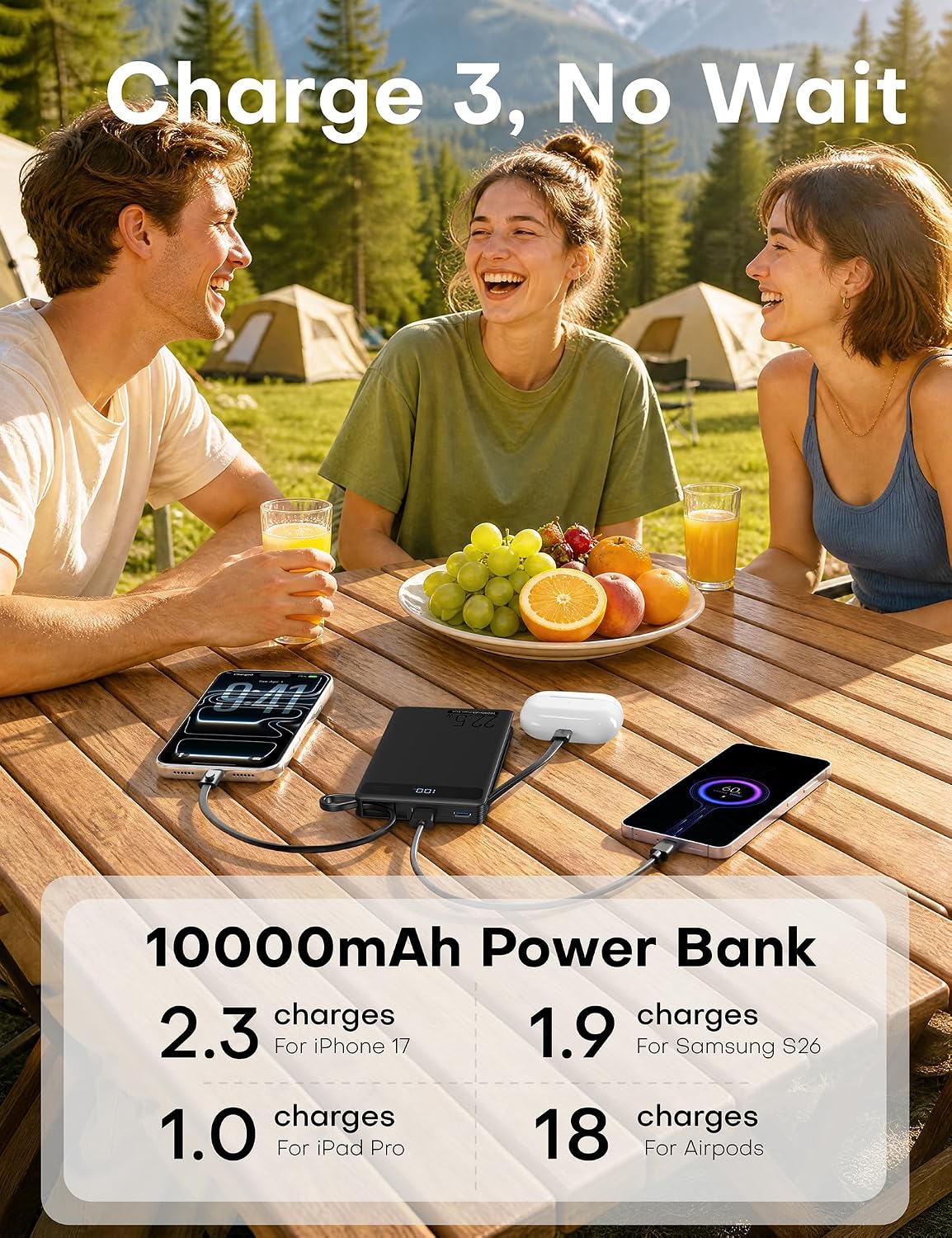 Thumbnail 4 de Portable Charger Power Bank 10,000mAh