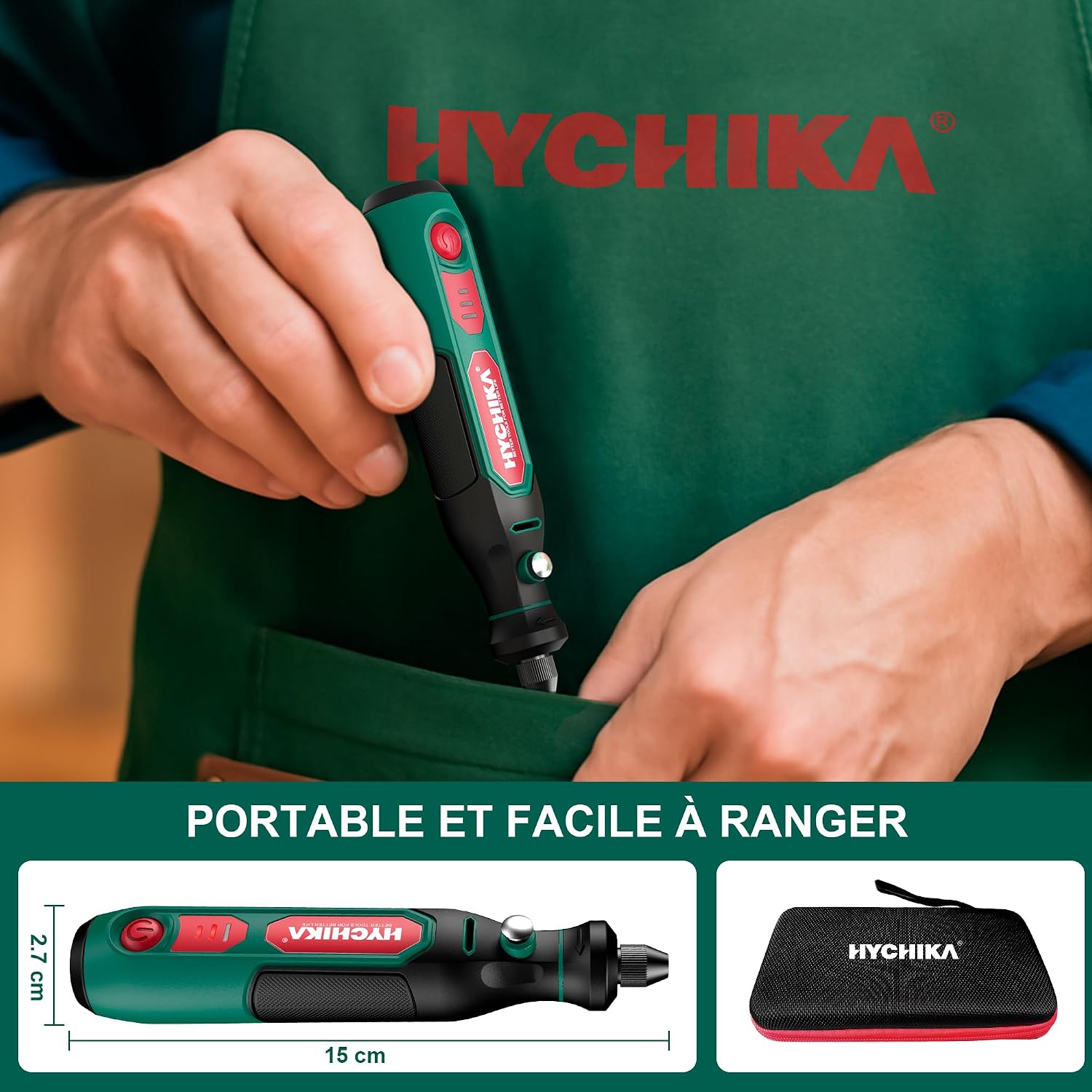 Thumbnail 6 de HYCHIKA 3.6V Mini outil rotatif 2000mAh