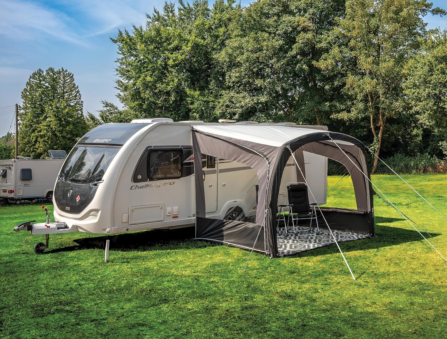 Thumbnail 1 de Maypole Stratford Inflatable 4m Sun Canopy for Caravans & Motorhomes – Awning Channel Height 250 cm
