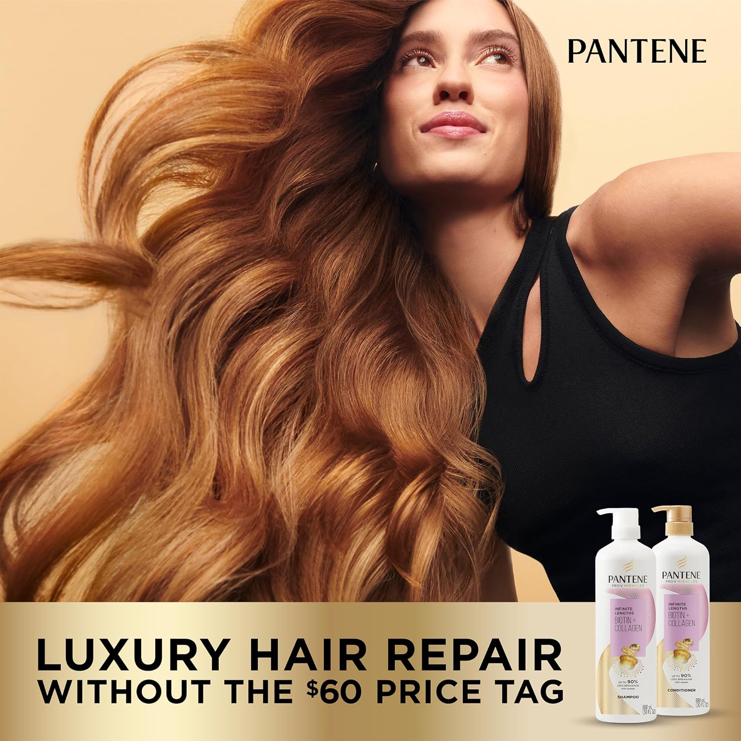 Thumbnail 4 de Pantene Infinite Lengths Shampoo 30 fl oz