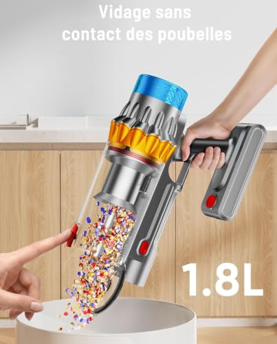 Detalle 1 de JRFYHFT Aspirateur balai sans fil 650 W