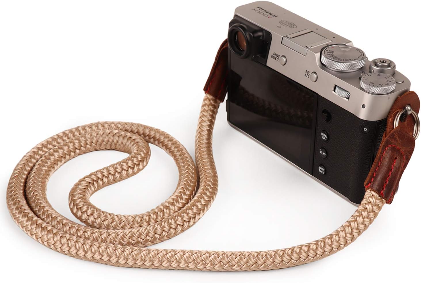 Thumbnail 6 de MegaGear Handgelenkschlaufe MG Large – robustes Handgelenkband für SLR/DSLR-Kameras (100 cm, Schwarz/Rot)