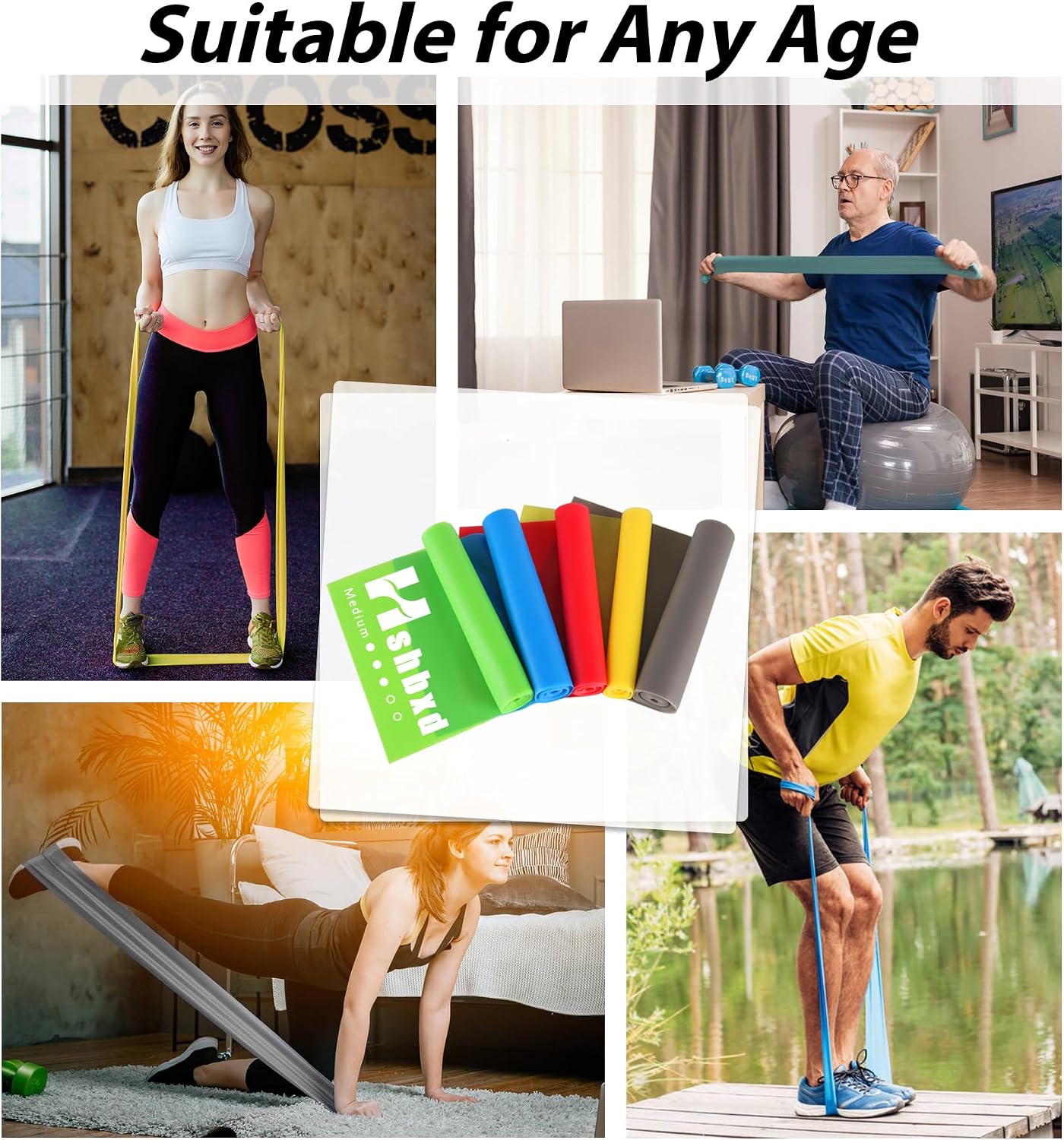 Thumbnail 6 de Resistance Bands Set, TPE