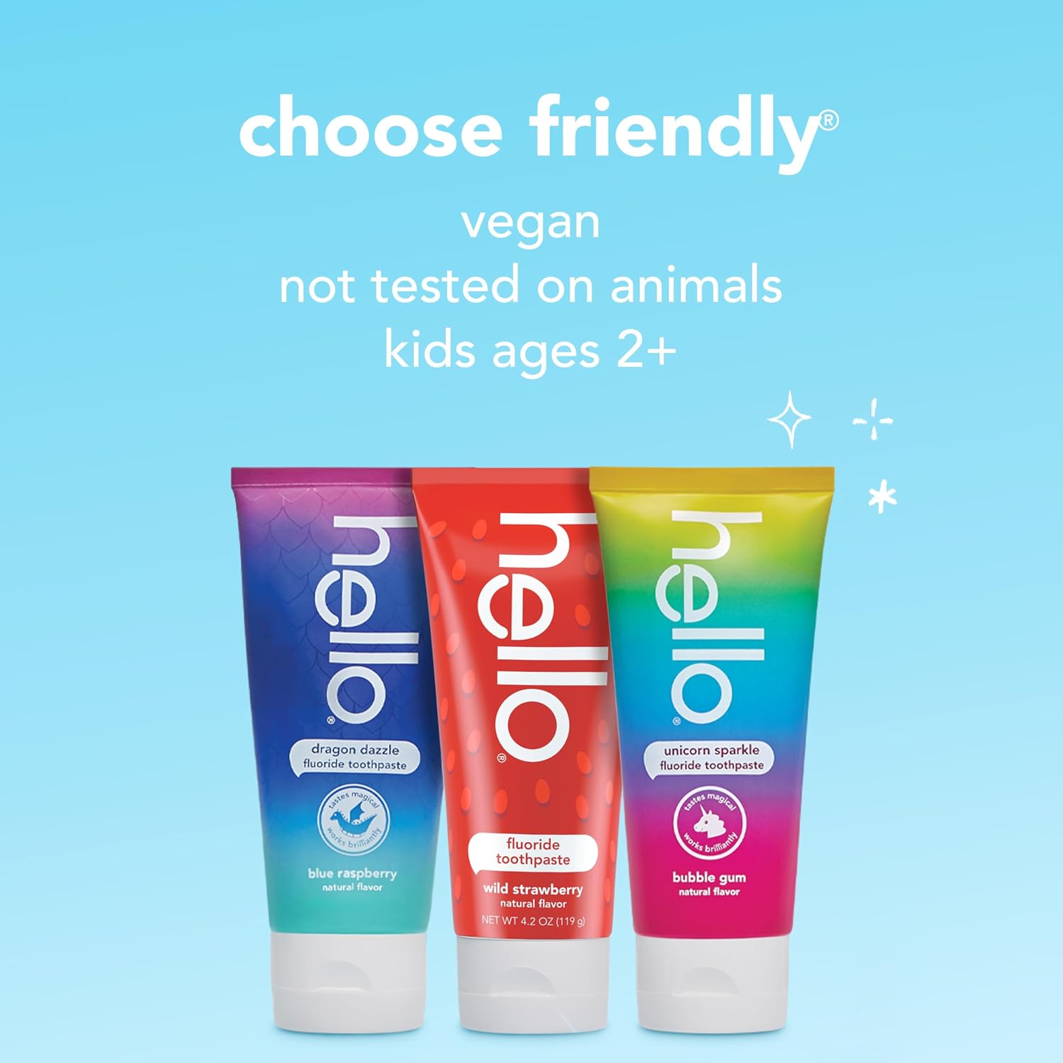 Thumbnail 4 de Hello Kids Fluoride Toothpaste 3-Pack, 4.2 oz 🪥