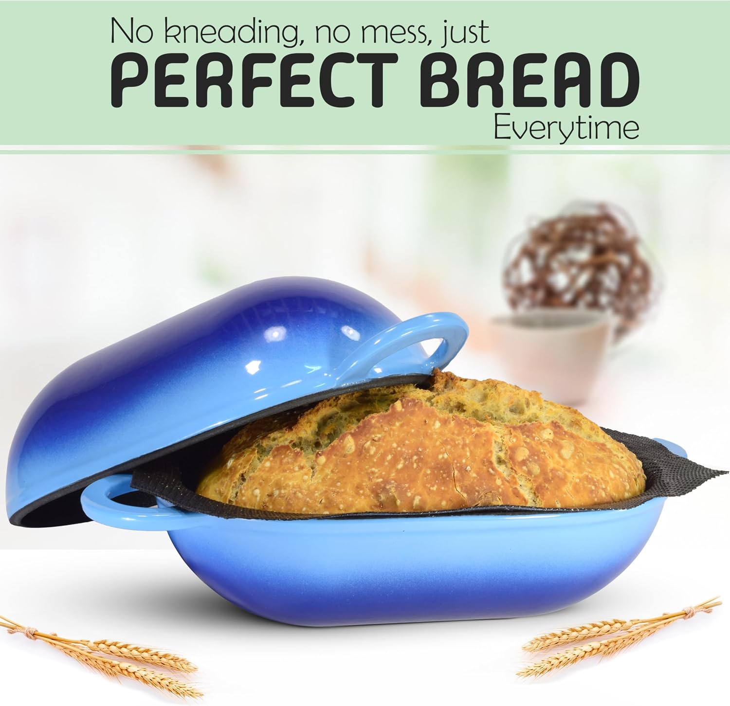 Detalle 2 de LoafNest No-Knead Bread Kit with 2 qt 🍞