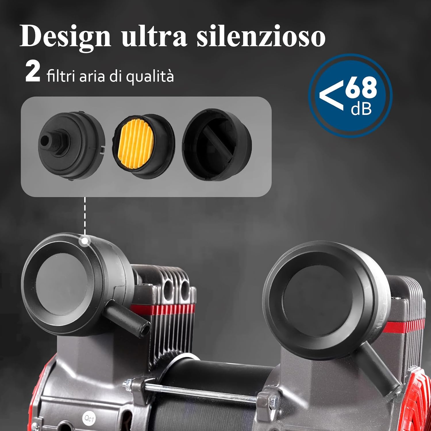 Thumbnail 4 de HYCHIKA Compressore 24 L silenzioso 🛠