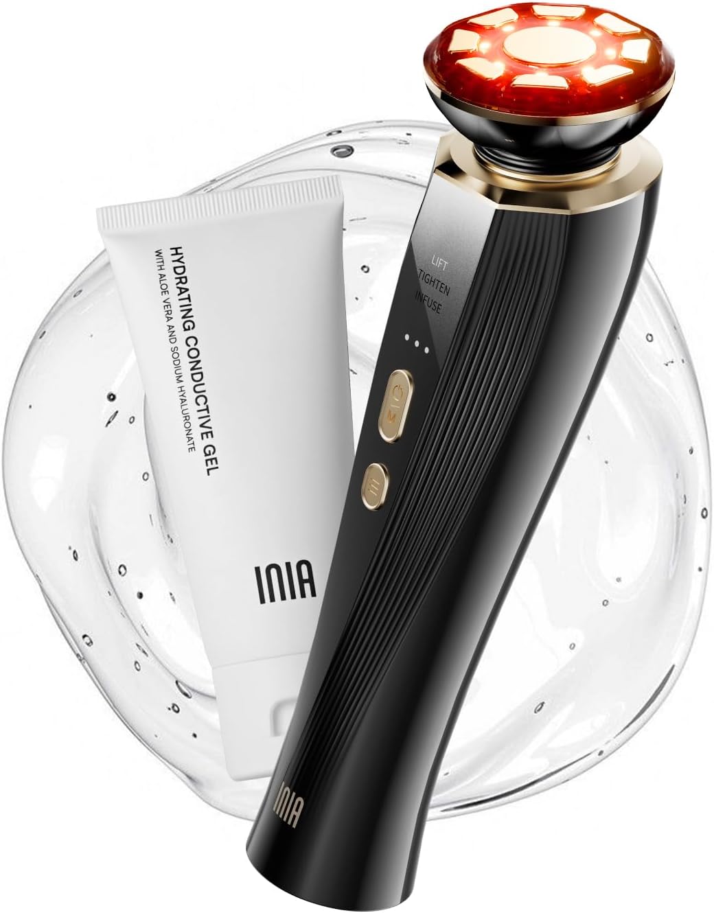 Detalle de INIA Flare 3-in-1 Red Light Therapy Device for Face