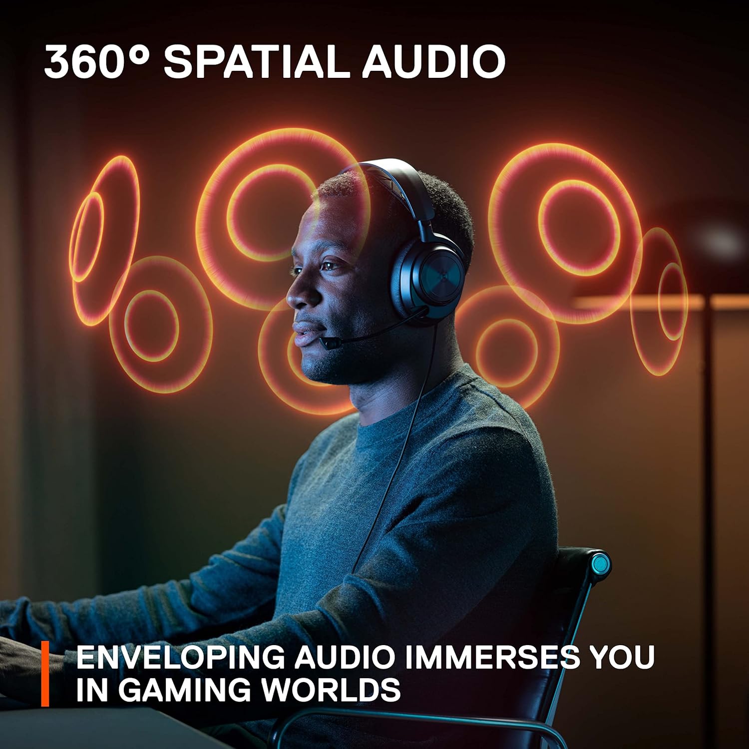Detalle de SteelSeries Arctis Nova Pro gaming headset