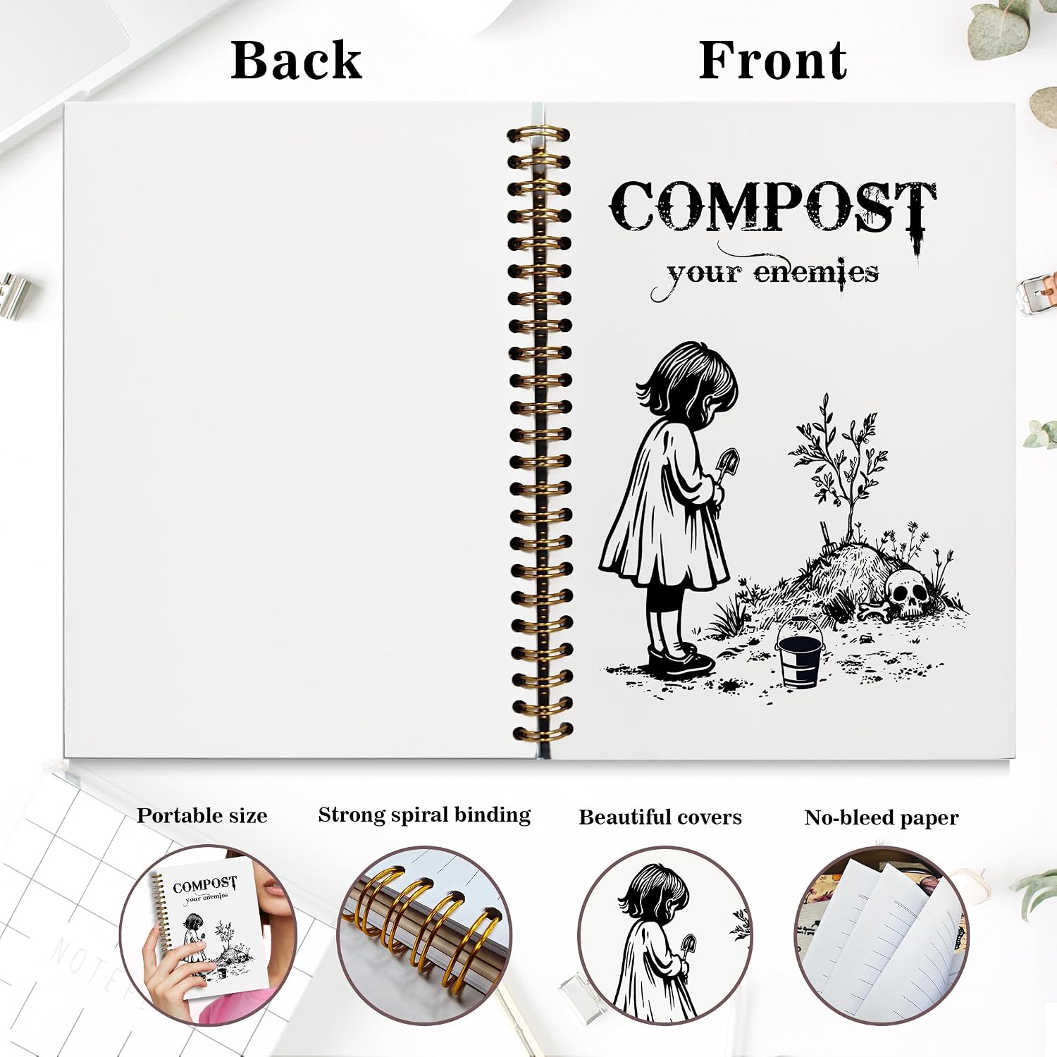 Detalle de Spiral Journal Notebook, A5