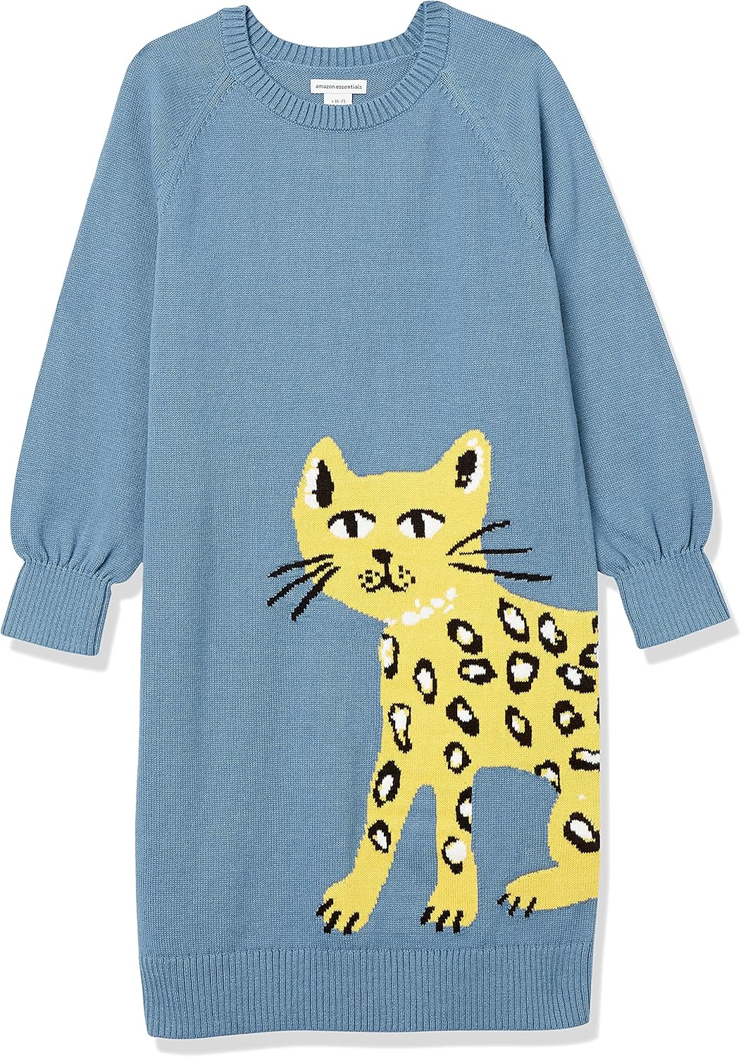Thumbnail 6 de Amazon Essentials Mädchen Raglan-Pullover-Kleid (Jersey, Baumwollgarn) – bequemes Raglan-Design