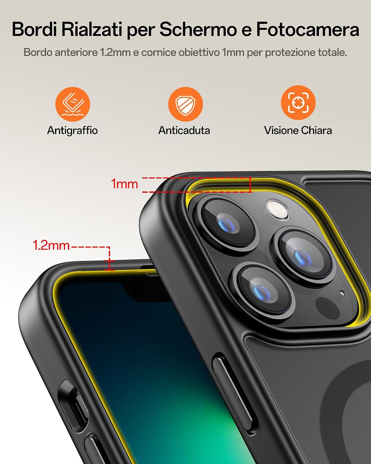Thumbnail 6 de UNBREAKcable Custodia Magnetica per iPhone 13 Pro Max 6,7": protezione completa e magSafe integrato