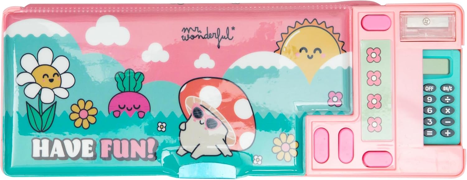 Detalle de Mr. Wonderful Estuche Astuccio Multifunzione Have Fun – Classico Multi-Scomparto
