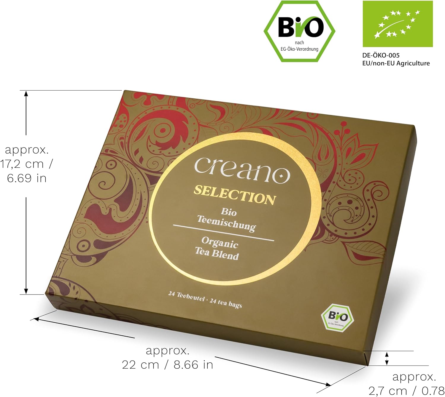 Thumbnail 1 de Creano Organic Tea Blend biologische thee, 24 zakjes in 6 varianten