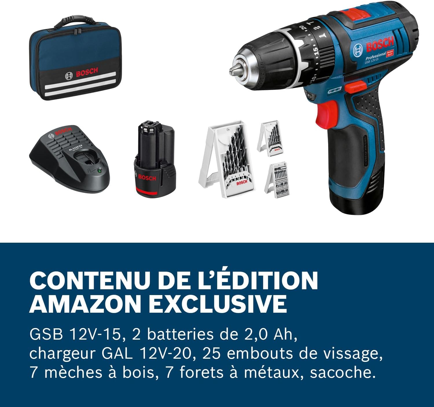 Thumbnail 4 de Bosch Professional 12V System GSB 12V-15 perceuse-visseuse à percussion sans fil (sans batterie ni chargeur)