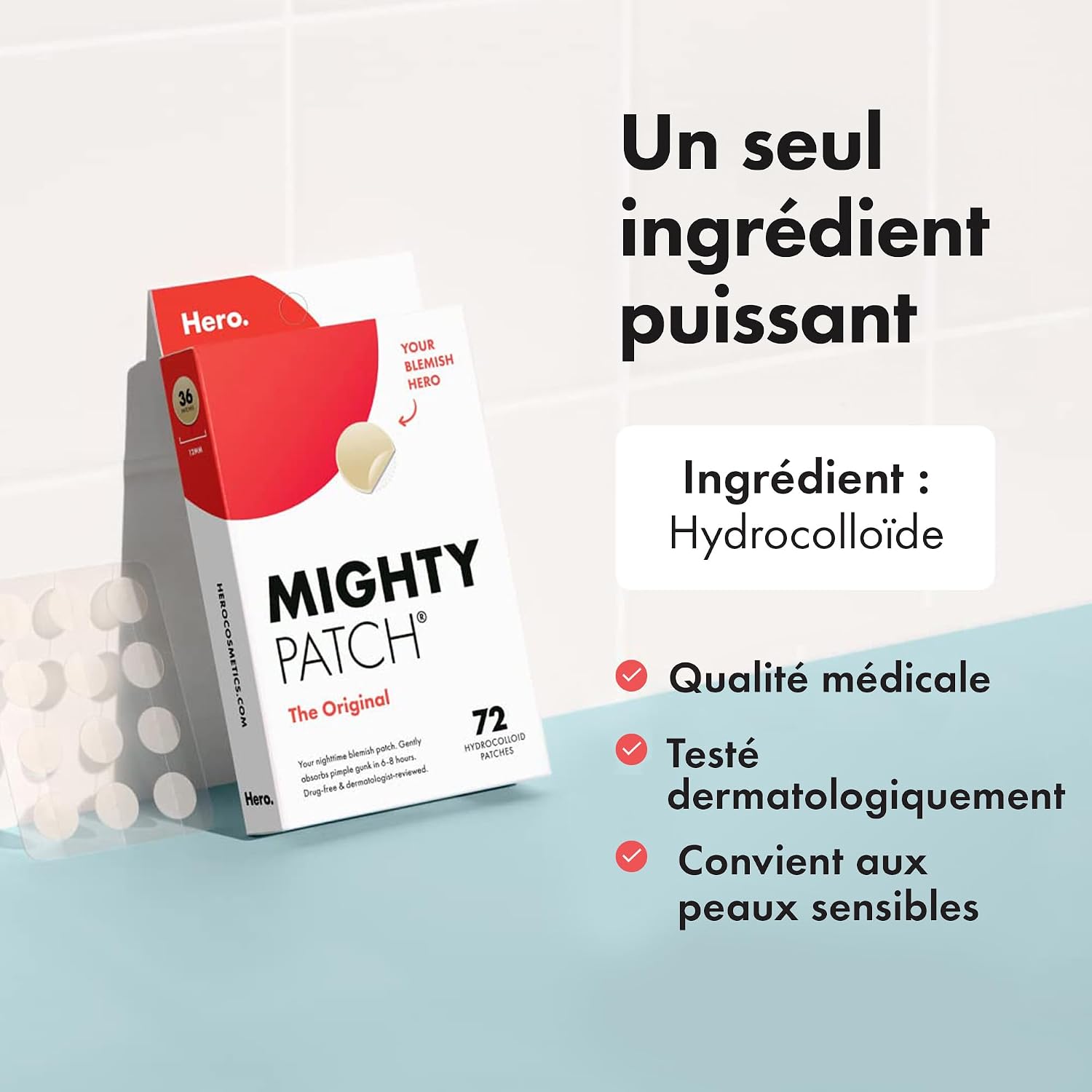 Thumbnail 5 de Hero Mighty Patch Original 36 patchs 12 mm