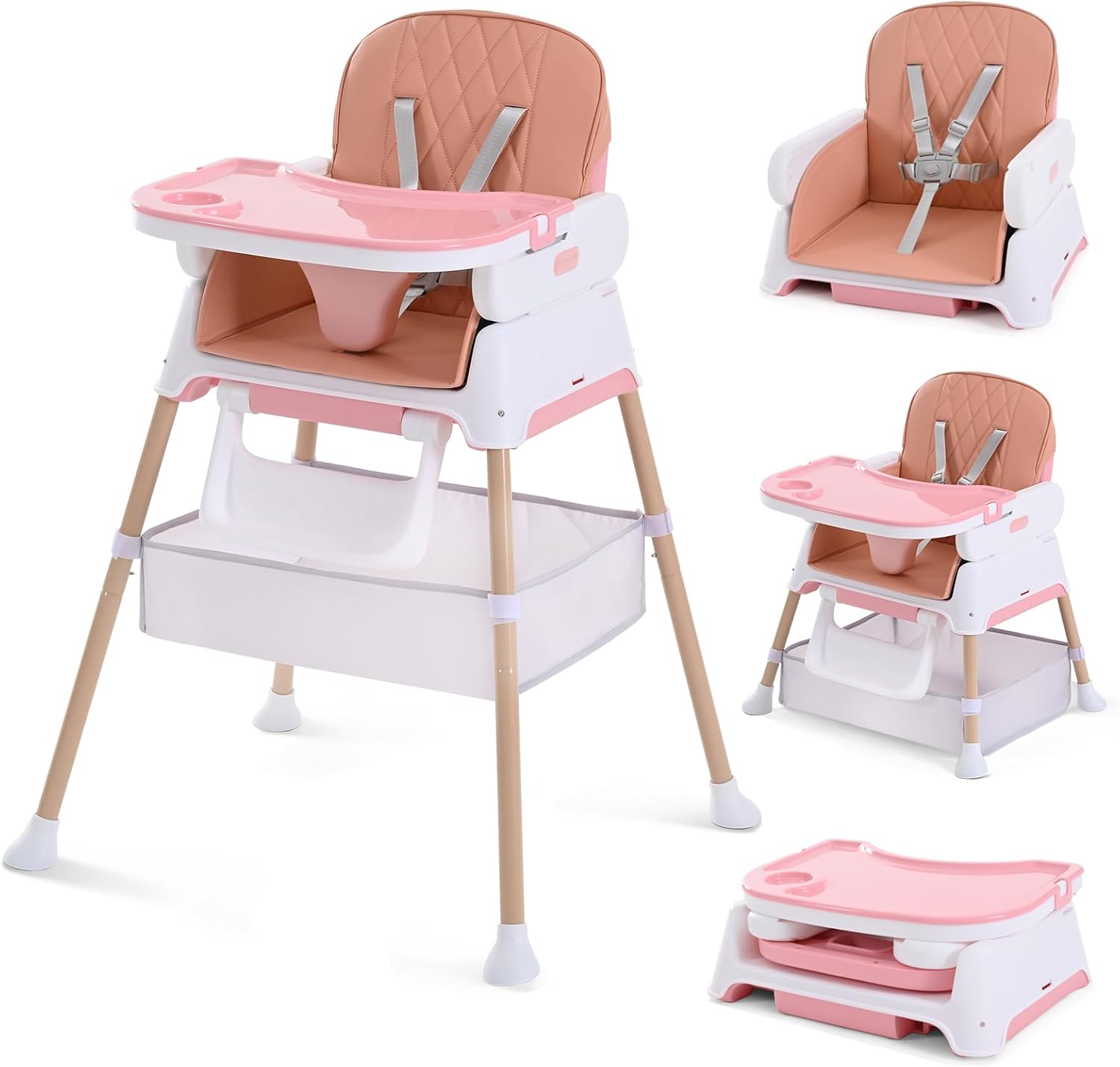 Detalle de High chair booster 3 in 1 for 6 months