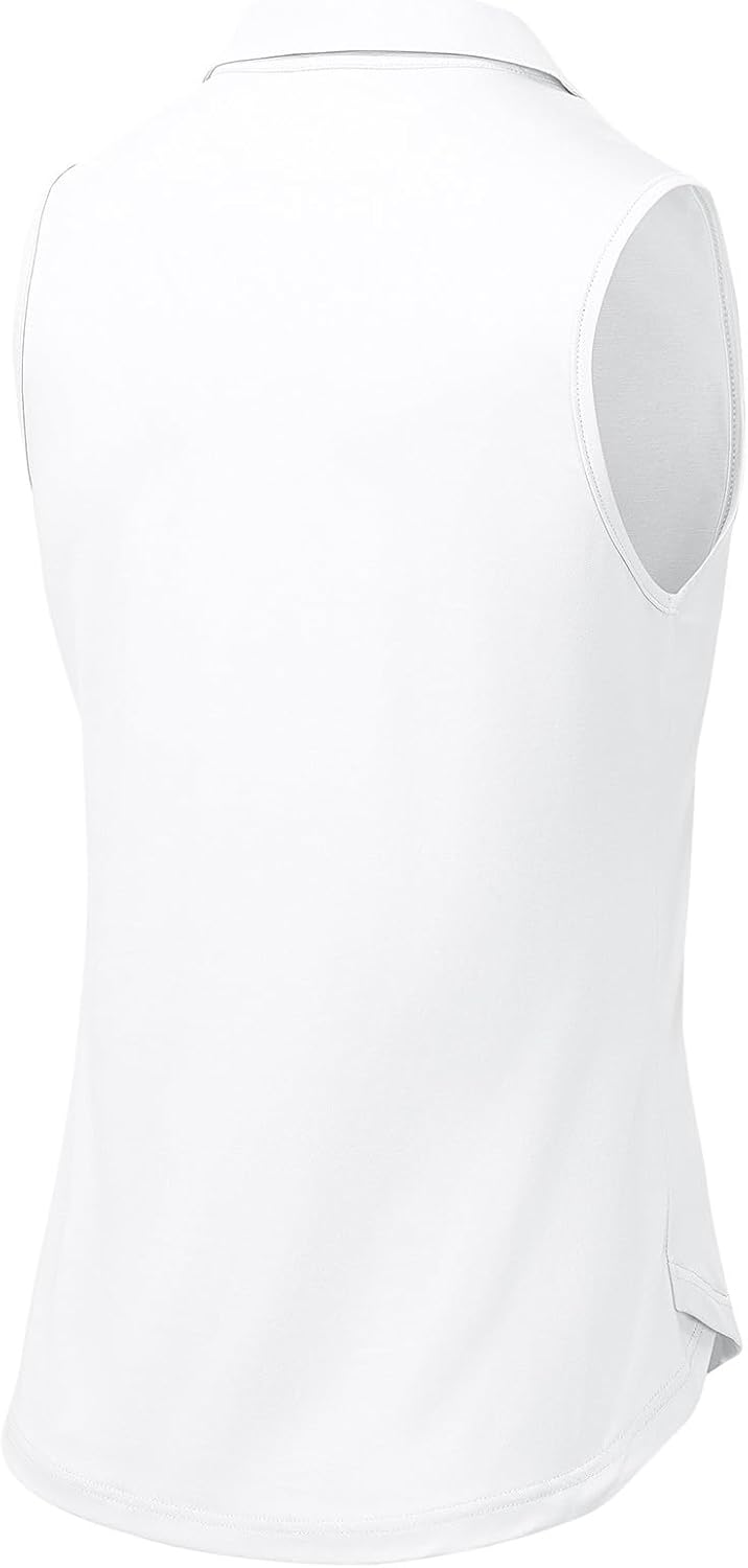 Thumbnail 2 de BGOWATU Women's Sleeveless Golf Polo Shirts: UPF 50+ V-Neck Tank for Active Motion