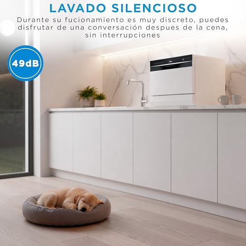 Thumbnail 6 de Midea Lavavajillas Pequeño Blanco 55 cm | 6 servicios, portátil y sin instalación