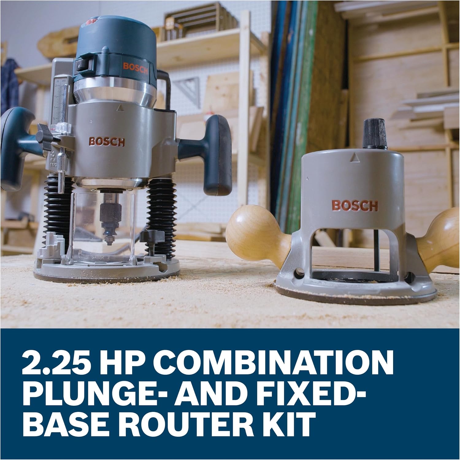 Detalle 2 de Bosch 1617EVSPK 2.25 HP Combination Router