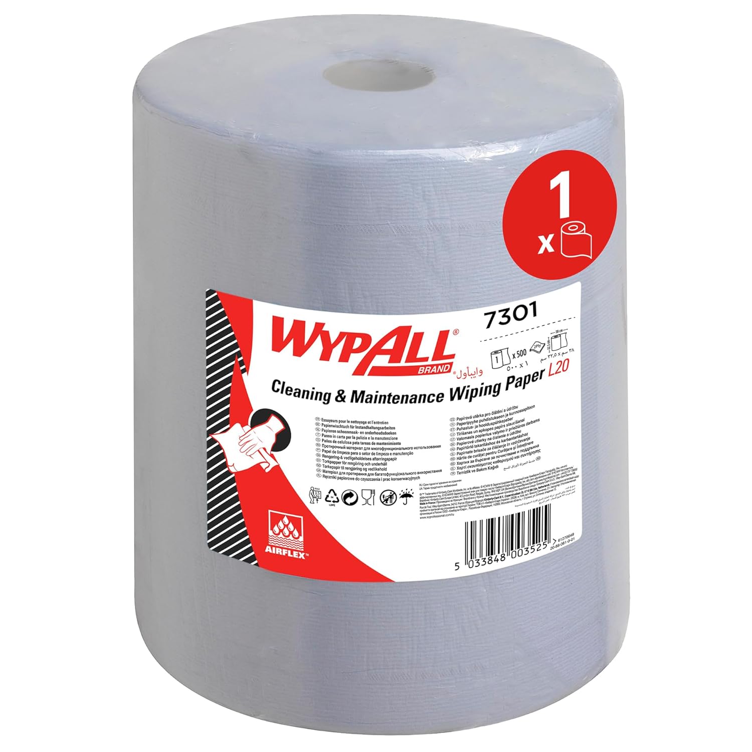 Kimberly-Clark WypAll L20 7301 Wiping Roll