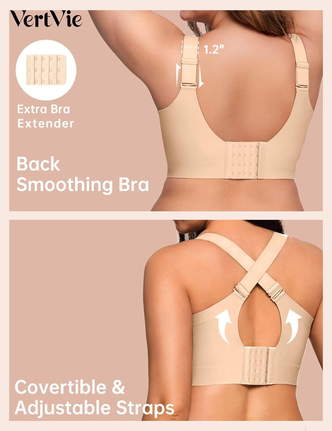 Detalle 2 de Vertvie Gel Bra XL, full support and coverage