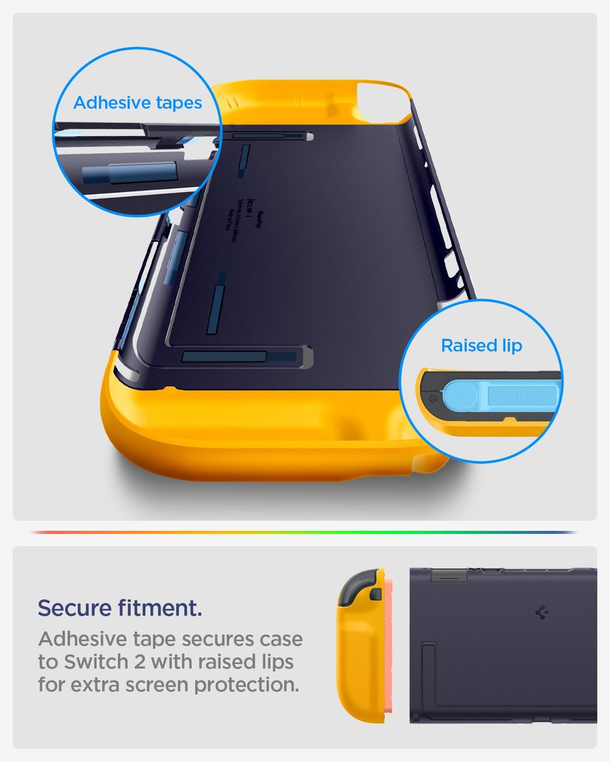 Thumbnail 4 de Spigen Nano Pop coque compatible Nintendo Switch 2 (2025) avec support intégré – Bleuet Marine