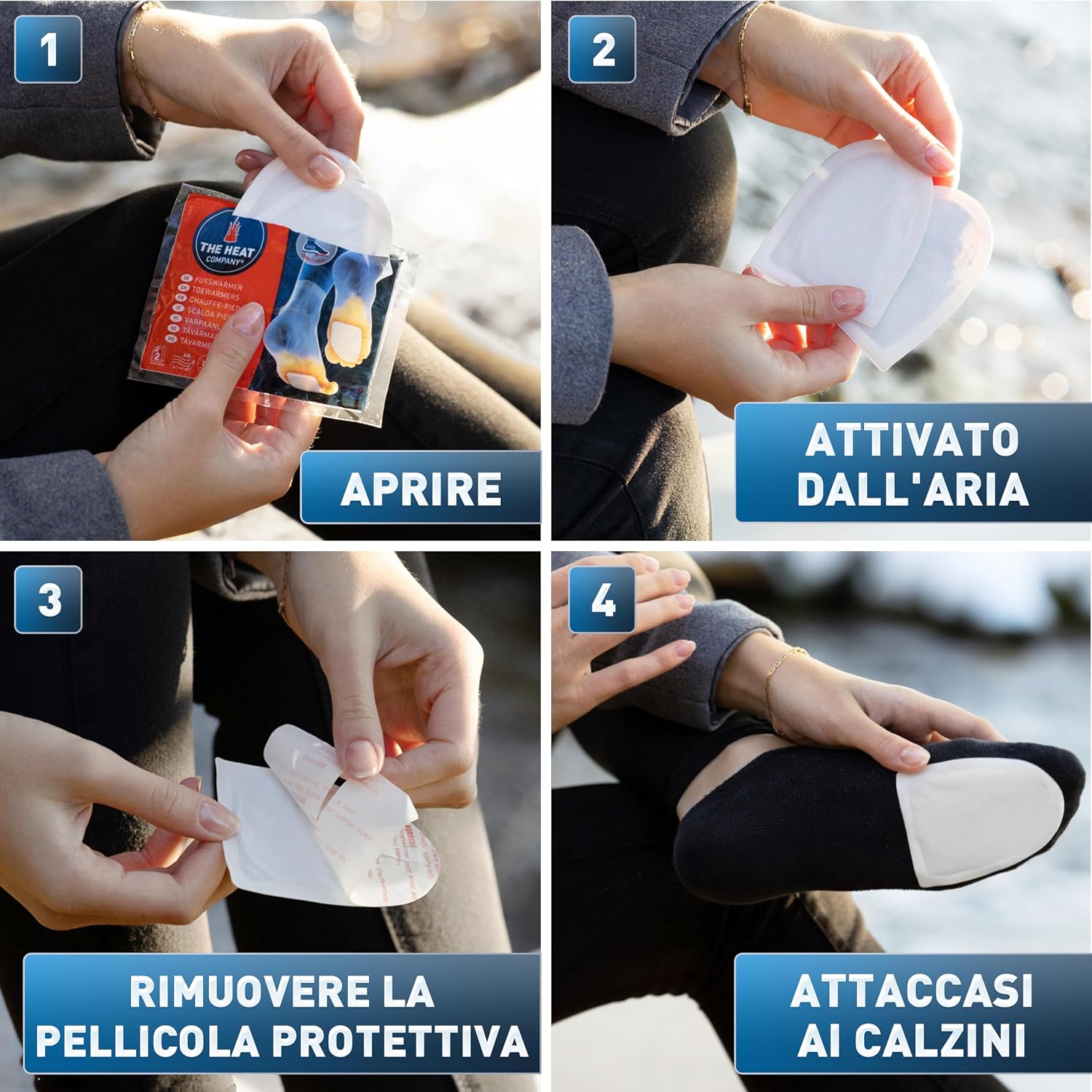 Detalle de THE HEAT COMPANY Scaldapiedi 40 paia