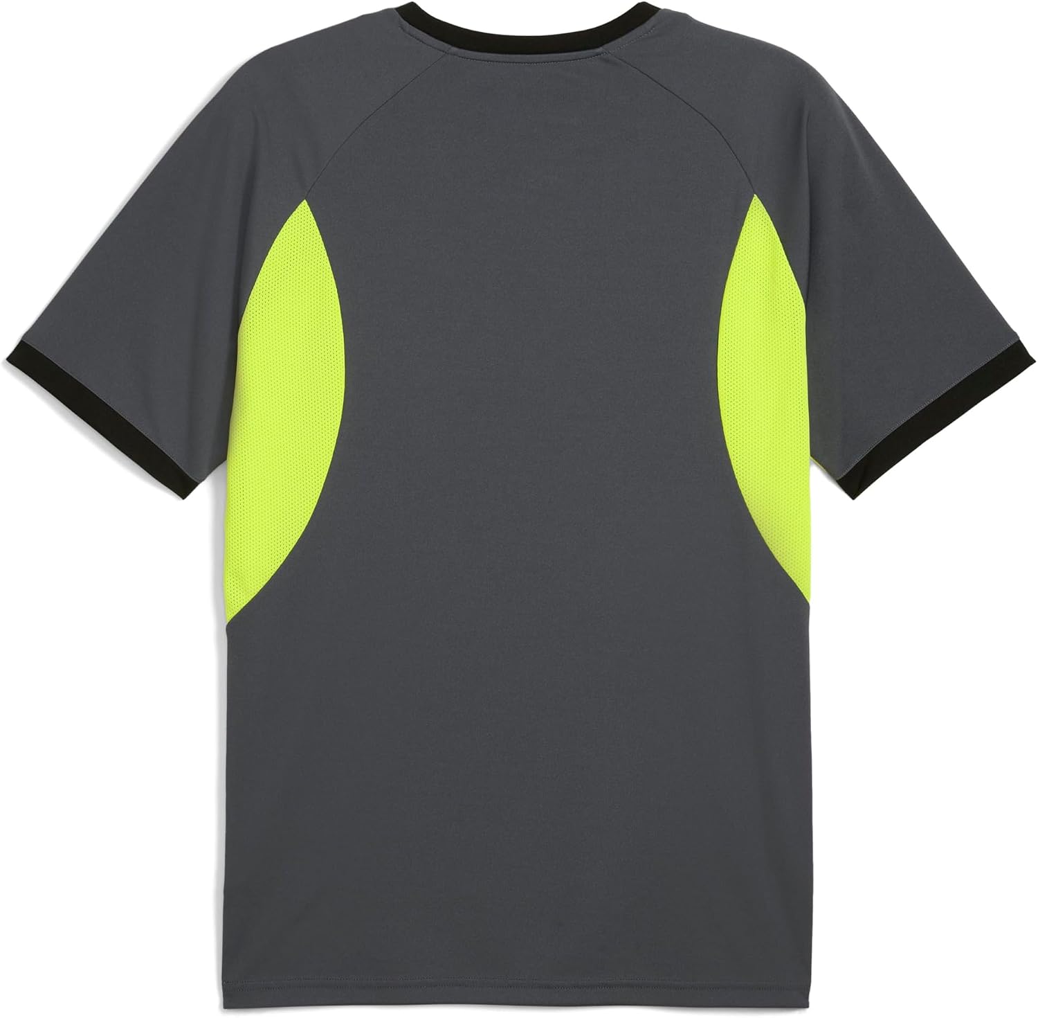 Detalle 2 de PUMA individualLIGA Graphic Jersey para Hombre – Galactic Gray-Yellow Alert