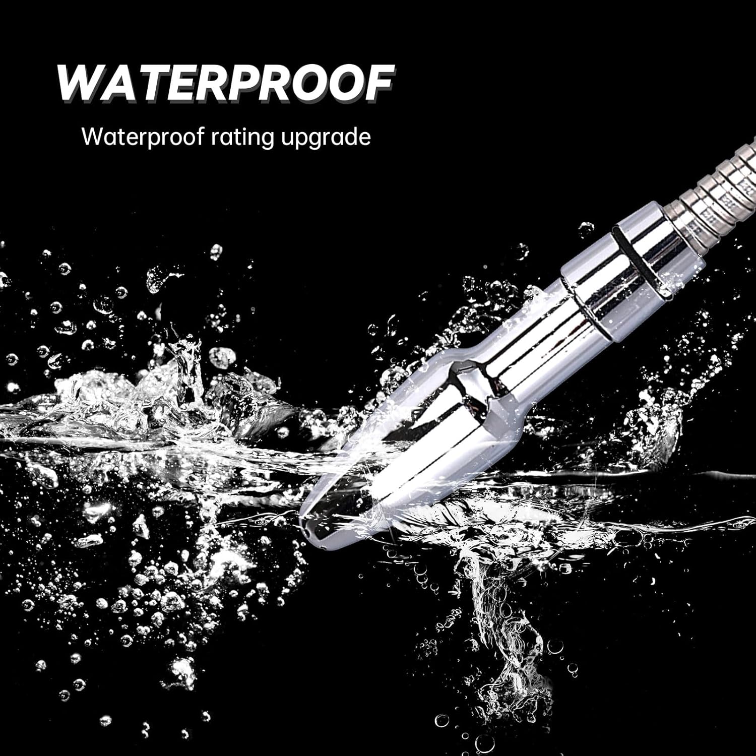 Thumbnail 5 de Duschschlauch Tiefenreinigungssystem für Einlaufdusche mit 59 Zoll Duschschlauch (Silber)