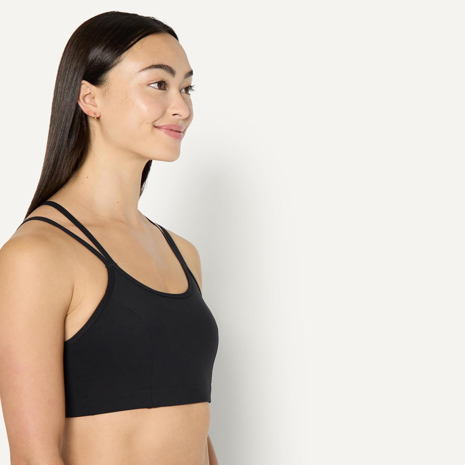 Detalle de Amazon Essentials Women's Active Total Train Light Support Strappy Back Gym Workout Sports Bra