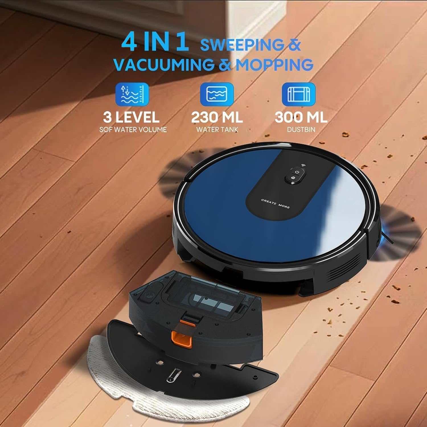 Thumbnail 1 de Bagotte Robot Vacuum Cleaner with Mop review: solid 4‑in‑1 cleaning for busy homes