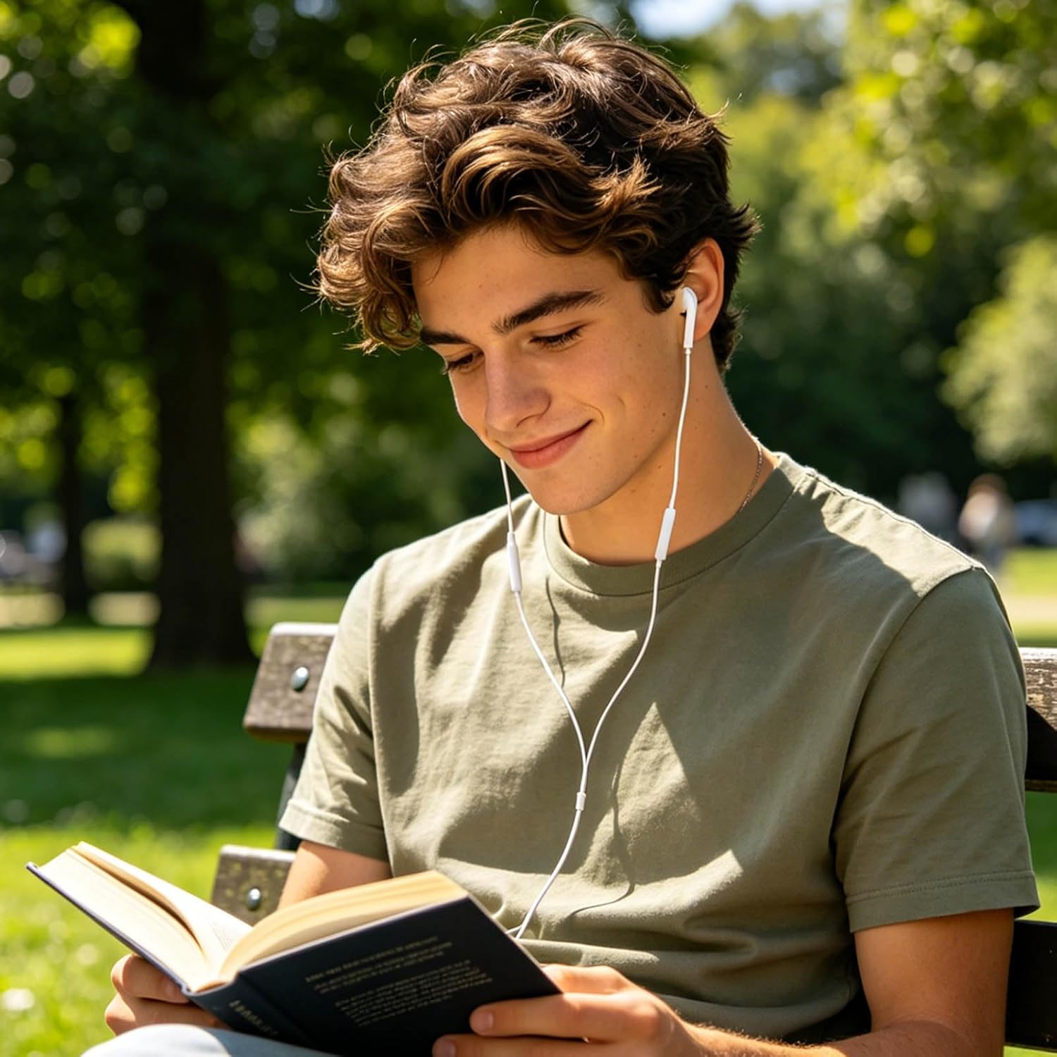 Thumbnail 4 de USB-C Wired Earphones with Mic & Volume Control – in-ear Type C headphones for iPhone, Samsung, iPad and more