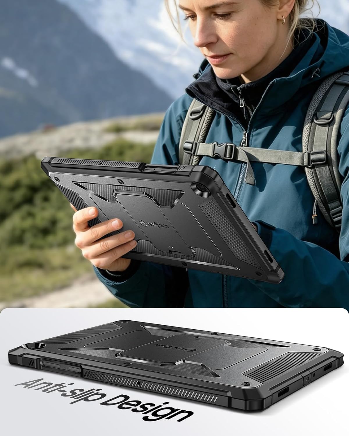 Detalle 2 de FINTIE Antiurto Cover per Samsung Galaxy Tab A11+ Plus 11" 2025 e Tab A9+ Plus 11" 2023: protezione robuste con supporto