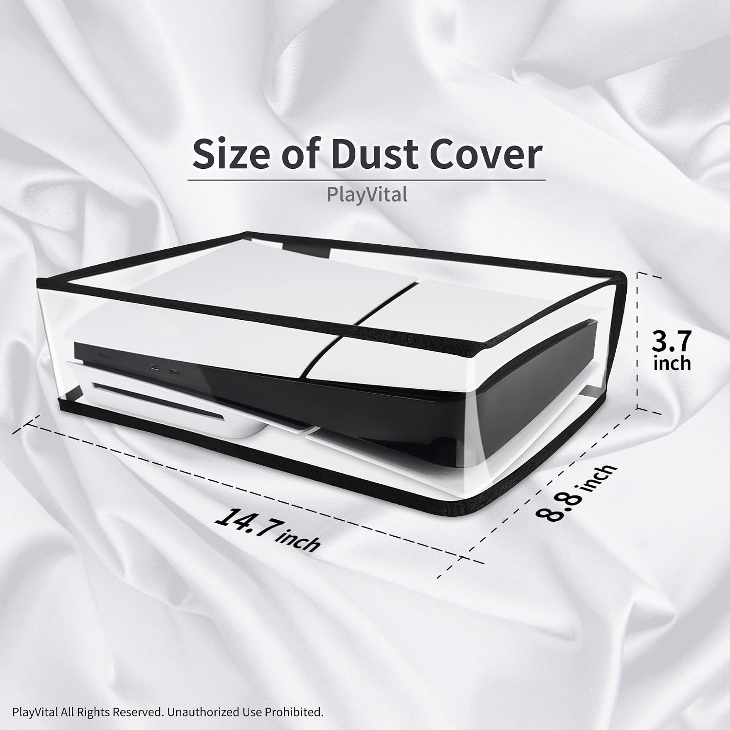 Detalle 2 de PlayVital Cubierta Antipolvo para PS5 Slim