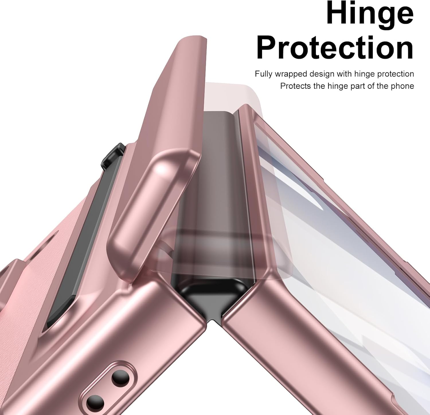 Thumbnail 5 de Custodia per Galaxy Z Fold5 con penna stilo integrata e cerniera protettiva – rosa