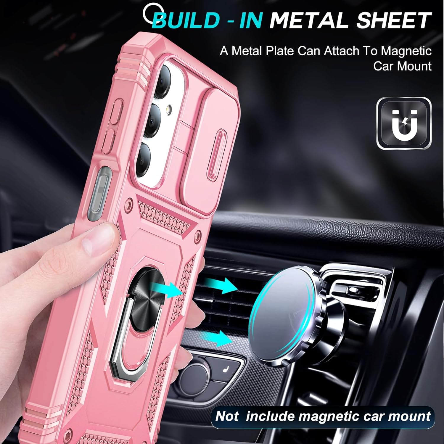 Thumbnail 3 de LeYi Galaxy A17 Protective Case with Camera Slider