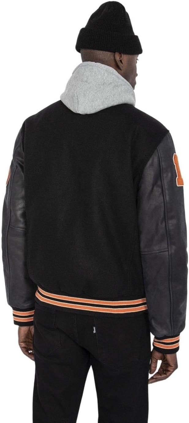 Thumbnail 5 de Schott NYC Lcteddybd blouson laine cuir