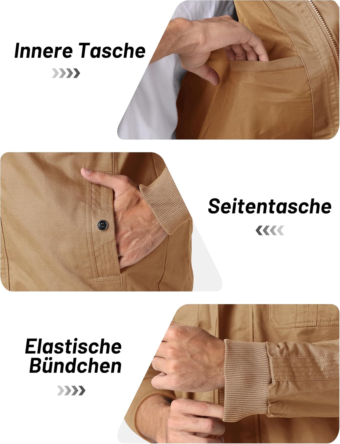 Thumbnail 4 de Tacvasen Herren Übergangsjacke Blouson
