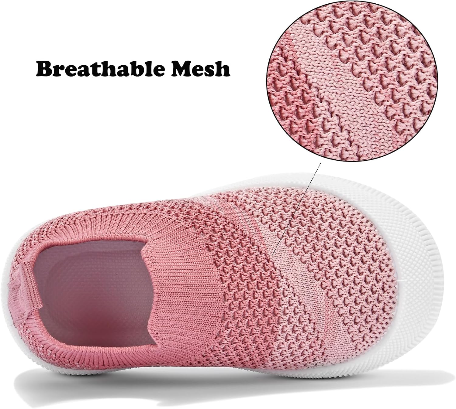Detalle 2 de Baby Mesh Breathable Non-Slip First Walking Shoes (Prewalker Soft Sneakers) for Boys & Girls