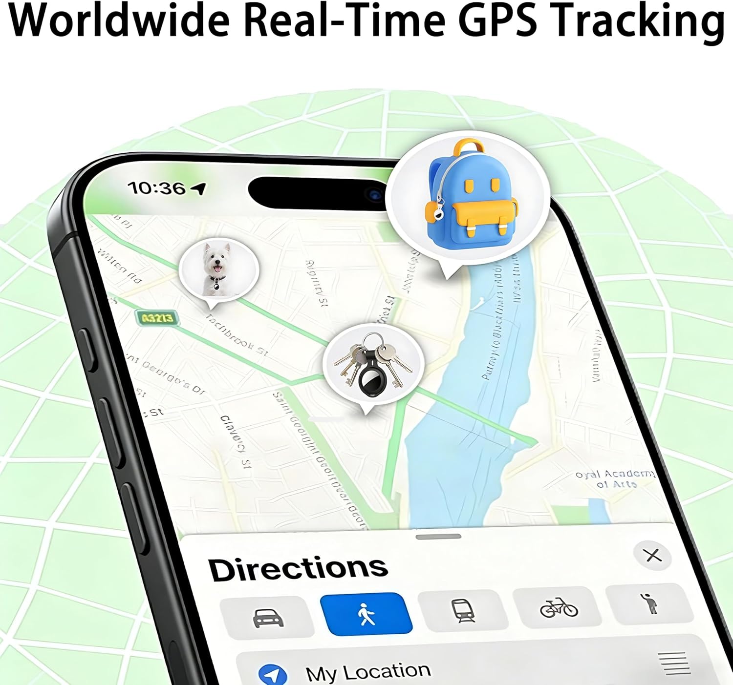 Detalle de 4 Pack Tracker Tags with Apple Find My Compatibility
