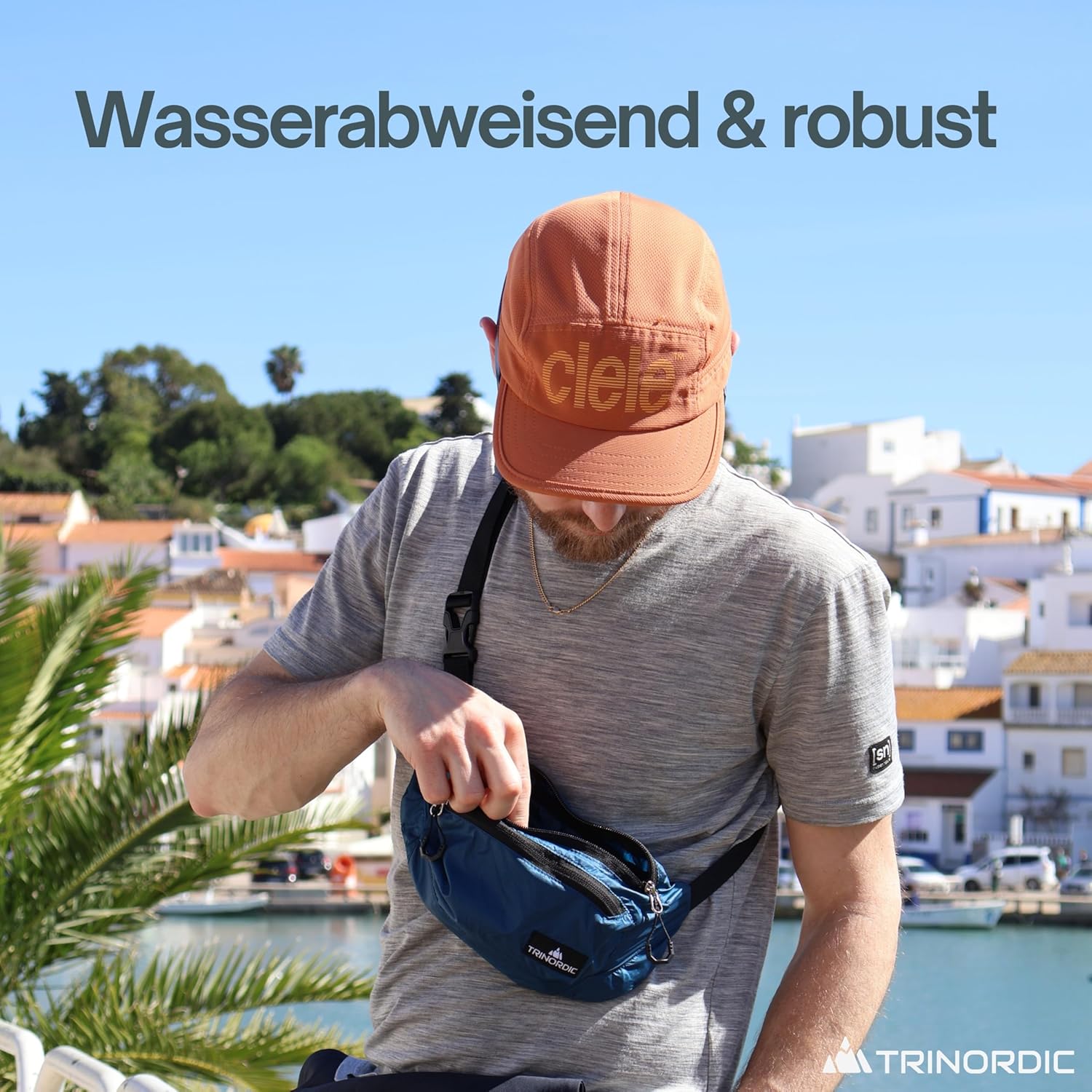 Thumbnail 3 de Trinordic 2L Multipocket EDC Bauchtasche – wasserabweisendes Nylon mit YKK-Reißverschlüssen, verstellbarer Gurt (unisex)