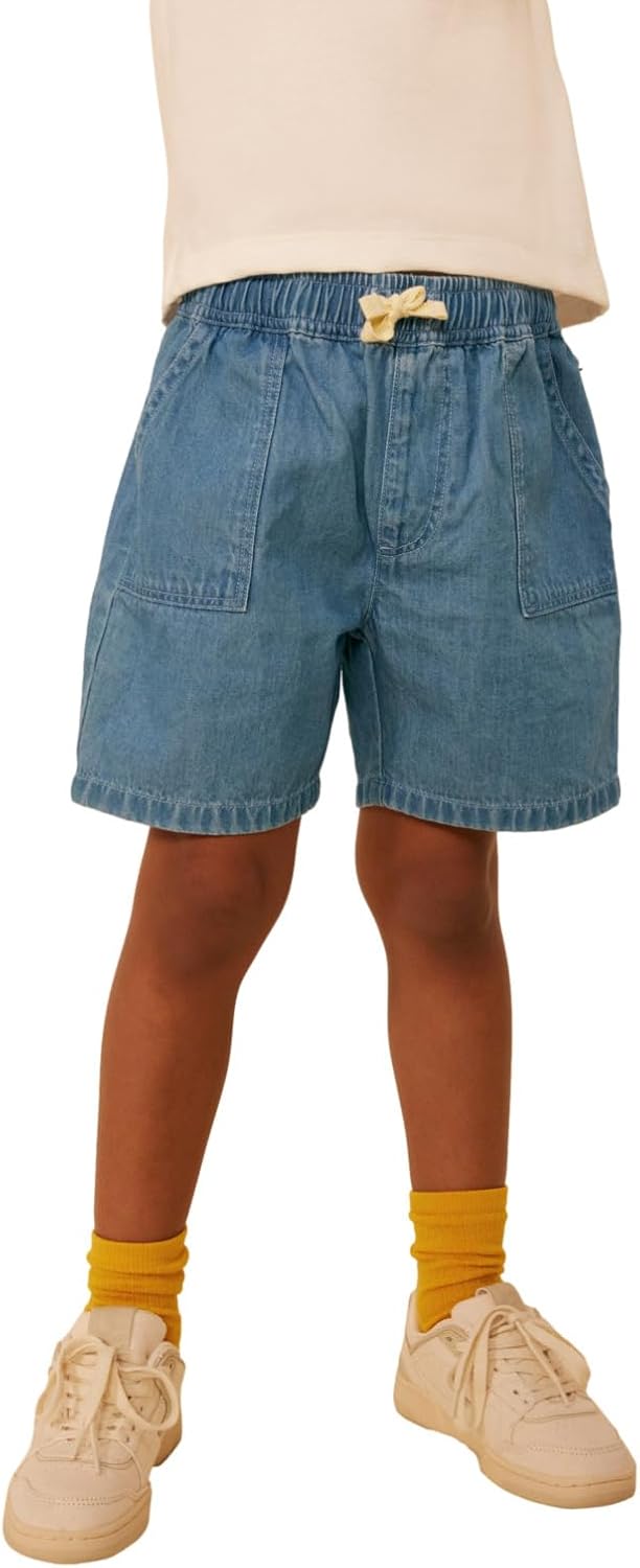Thumbnail 4 de Petit Bateau A09ny – Short classique en denim léger pour garçon