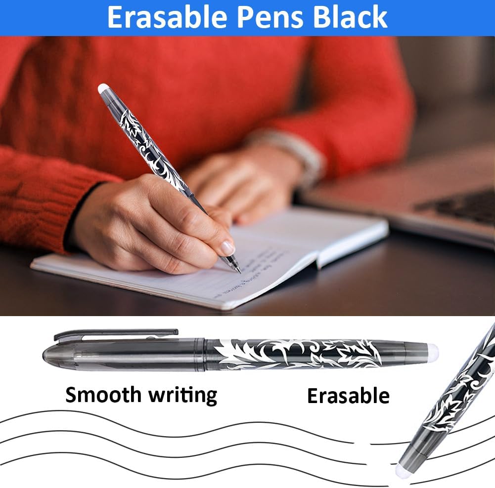 Thumbnail 2 de Artbiu 8 Erasable Gel Pens with Eraser 🖊️