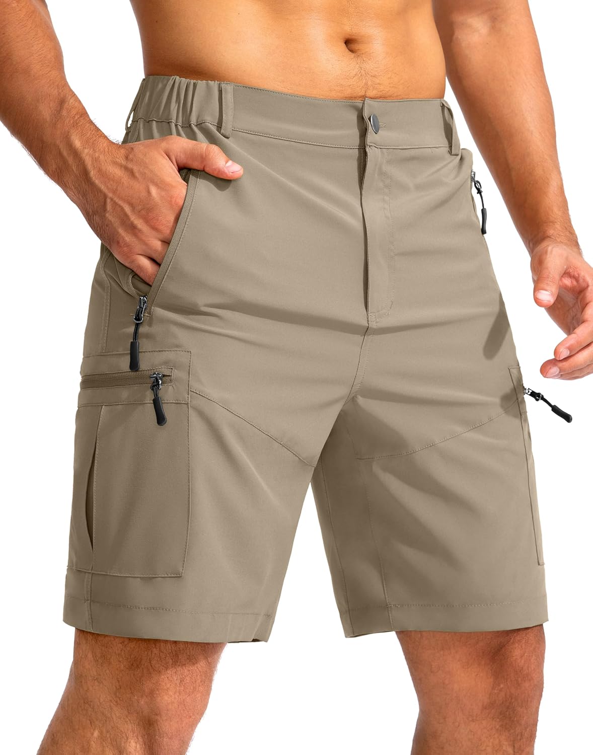 Detalle de Pudolla 9-Inch Cargo Hiking Shorts for Men