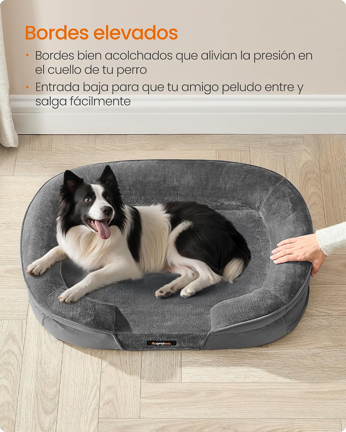 Detalle 2 de Feandrea PGW282GN01 Cama ortopédica 91x68x18 cm