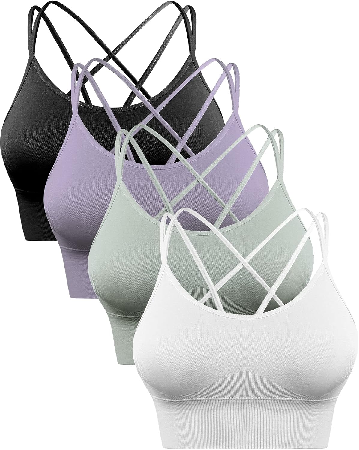 Detalle de Sykooria Sport BH Damen Gepolstert Bustier