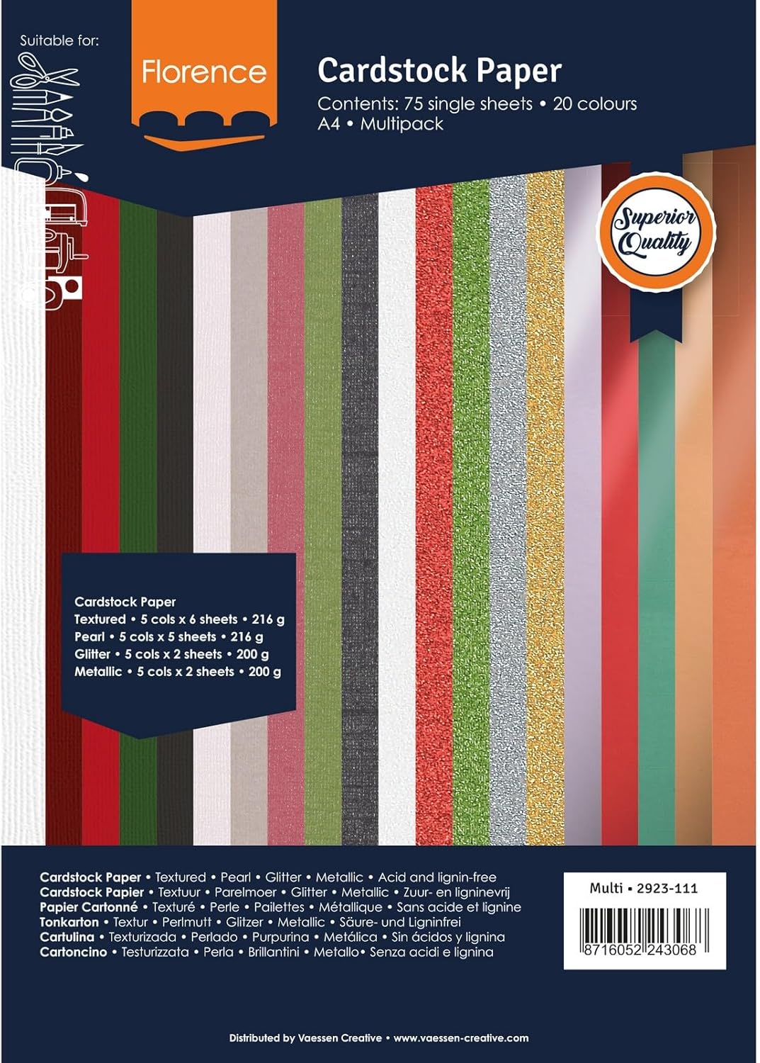 Thumbnail 3 de Vaessen Creative Florence papier cartonné 75 📄